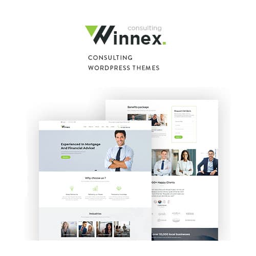 Winnex - Business Consulting WordPress Themes