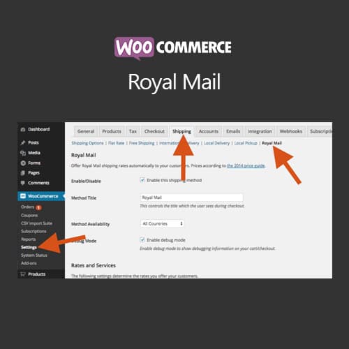 WooCommerce Royal Mail WooCommerce Royal Mail