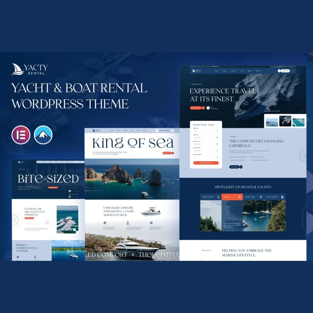 Yacty - Yacht & Boat Rental WordPress Theme