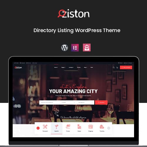 Ziston - Directory Listing WordPress Theme