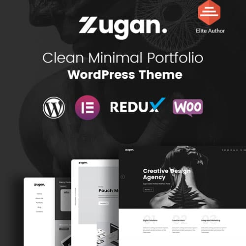 Zugan - Minimal Portfolio WordPress Theme