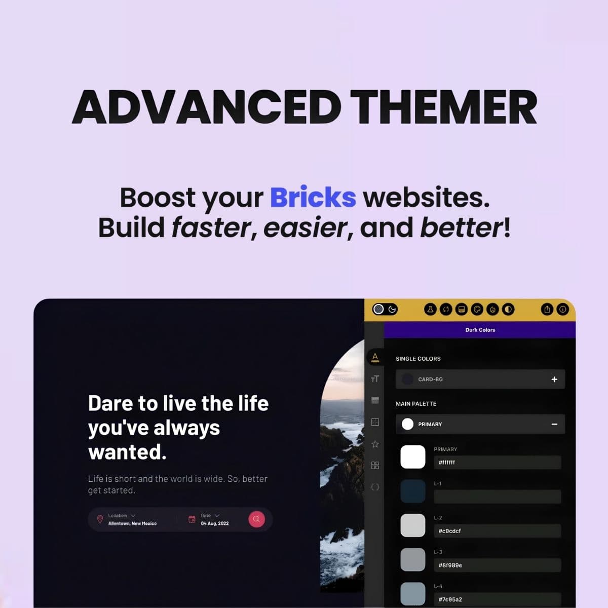 Screenshot of Advanced Themer for Bricks interface