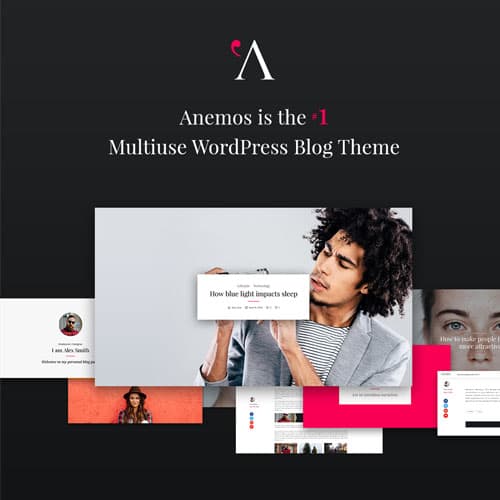 Anemos - A Multiuse Blogging WordPress Theme