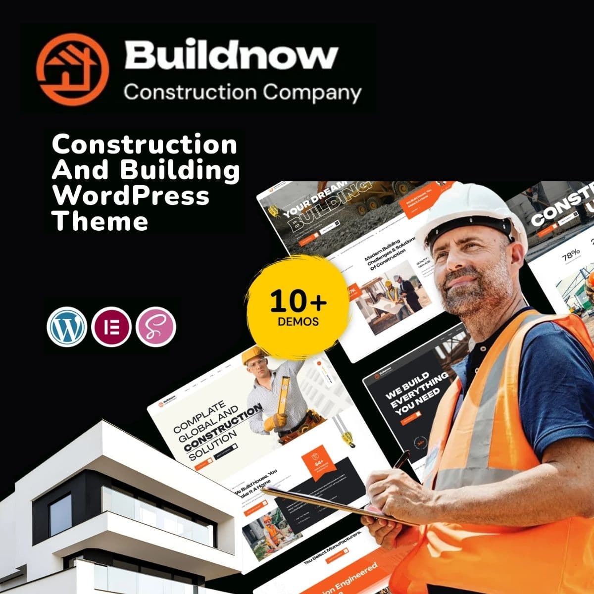 Buildnow – Construction & Building WordPress Theme Preview