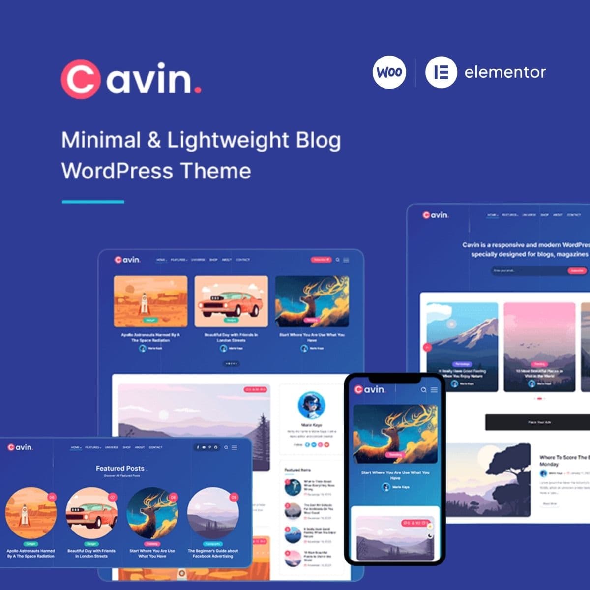 Screenshot of Cavin interface