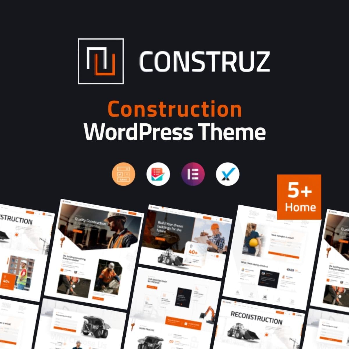 Screenshot of Construz interface