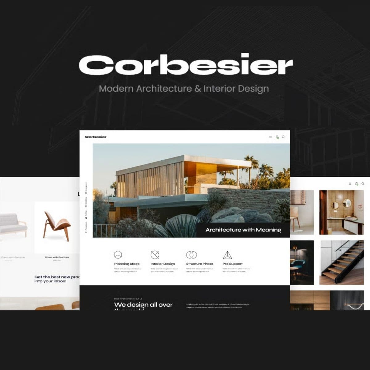 Corbesier – Architecture WordPress Theme Preview