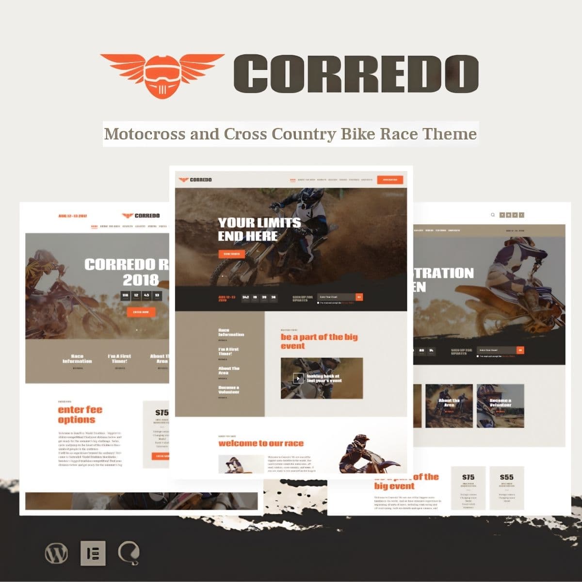 Screenshot of Corredo interface