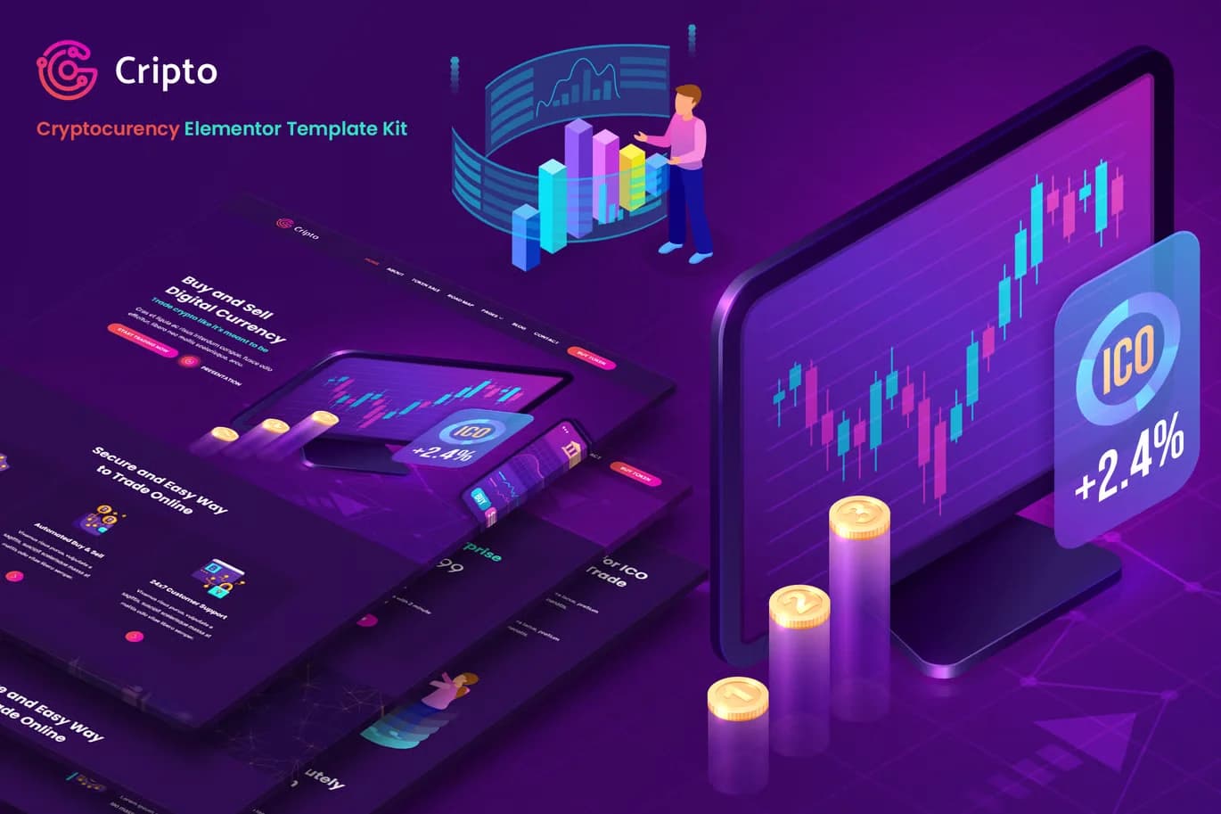 Screenshot of Cripto interface