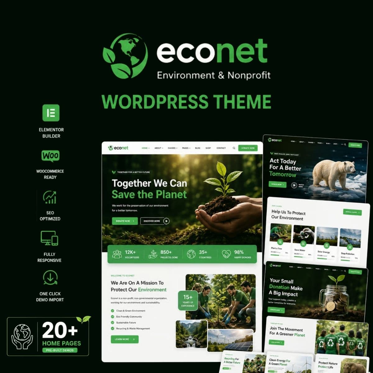 Screenshot of Econet interface