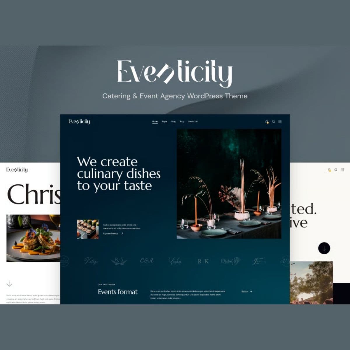 Screenshot of Eventicity interface