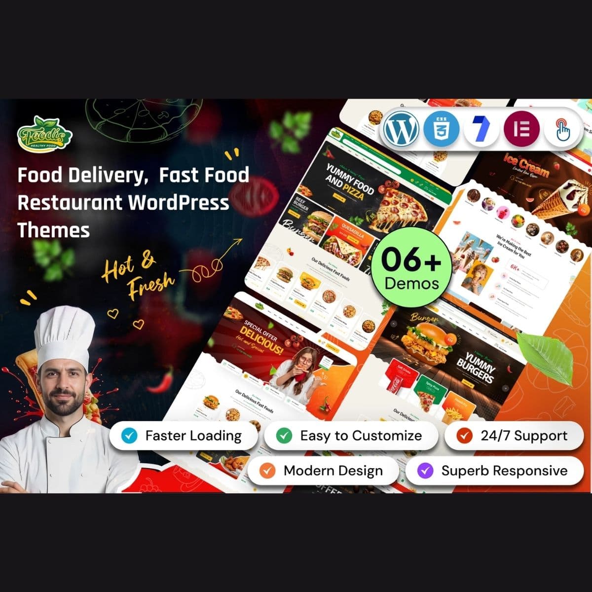 Screenshot of Foodis interface