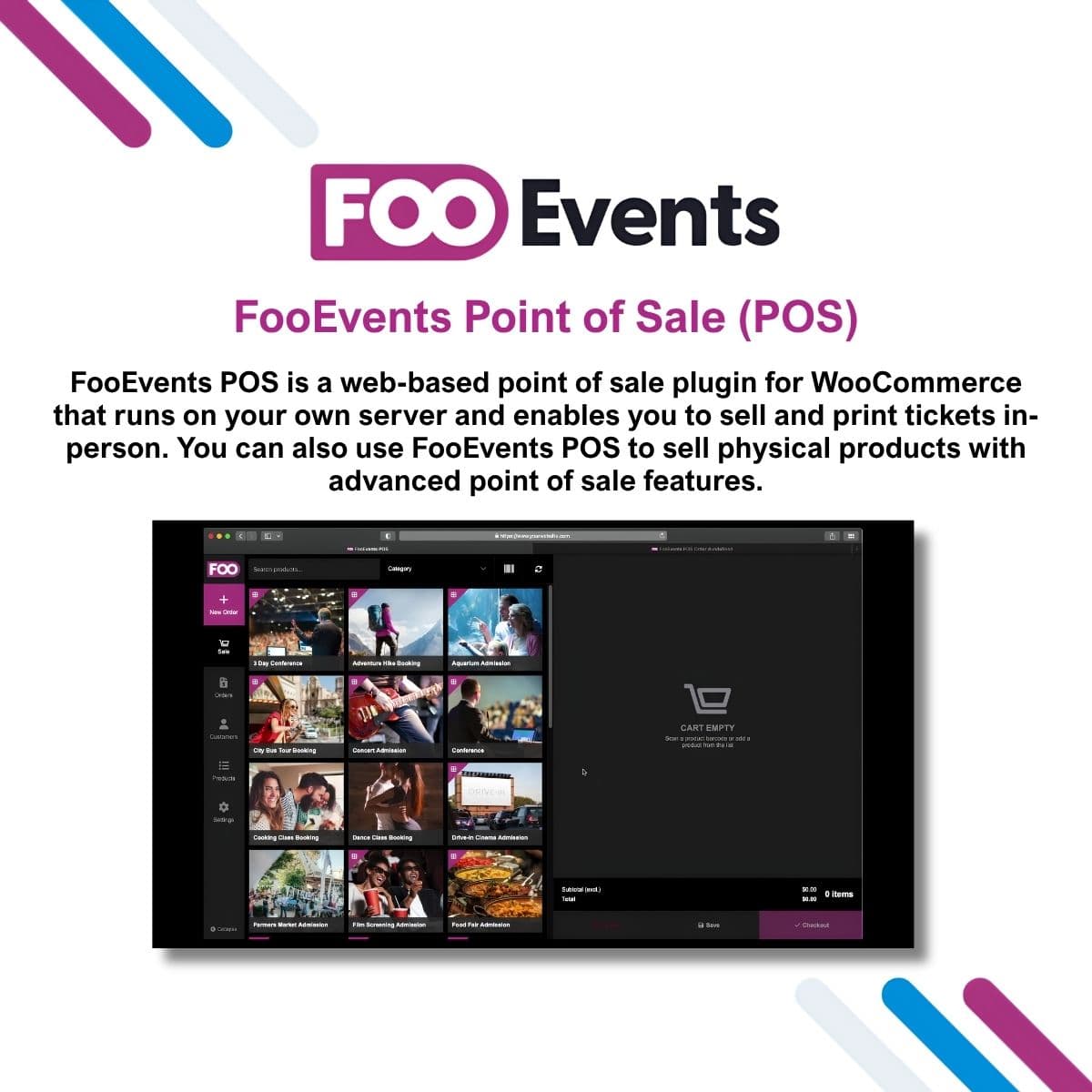 Screenshot of FooEvents Point of Sale (POS) interface