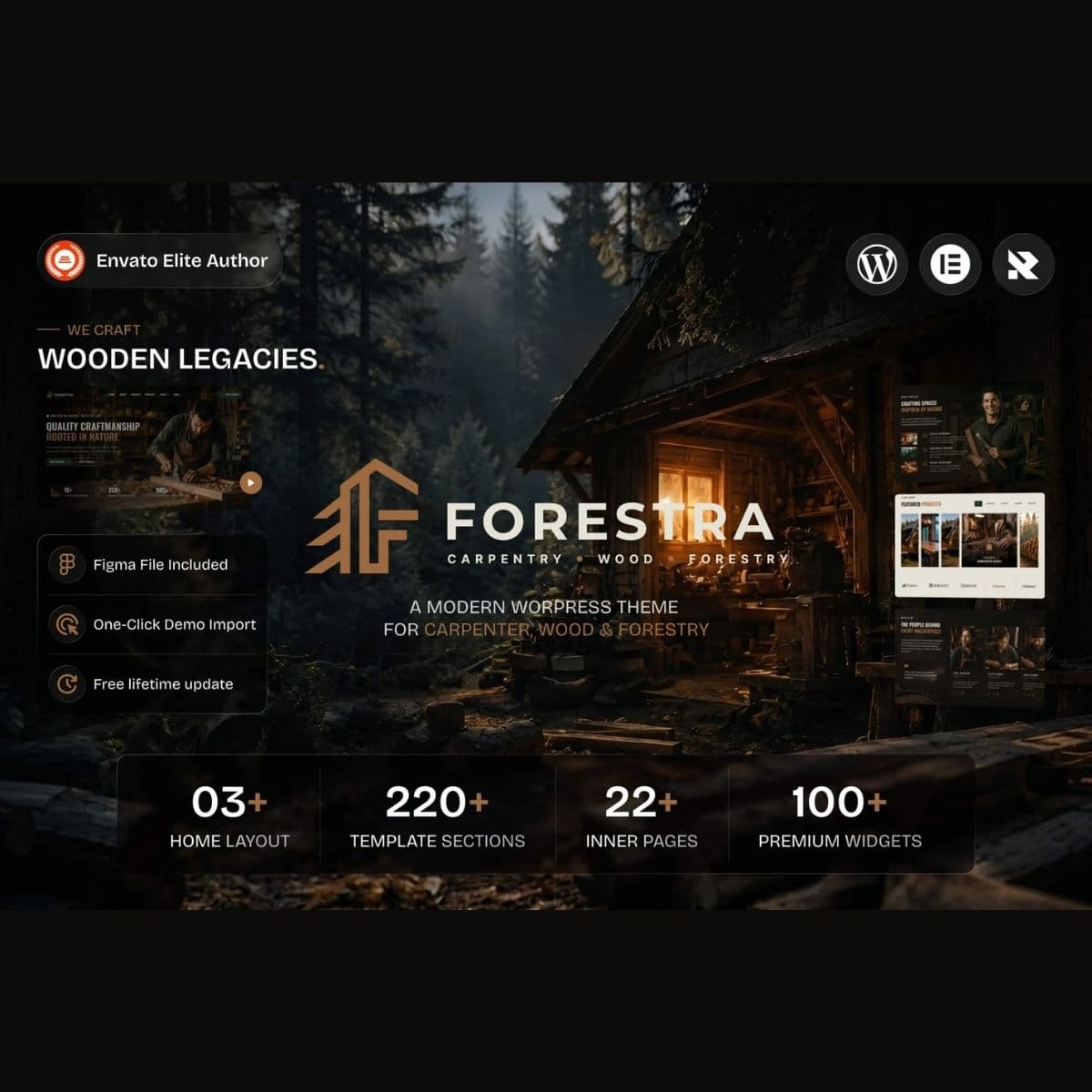 Screenshot of Forestra interface