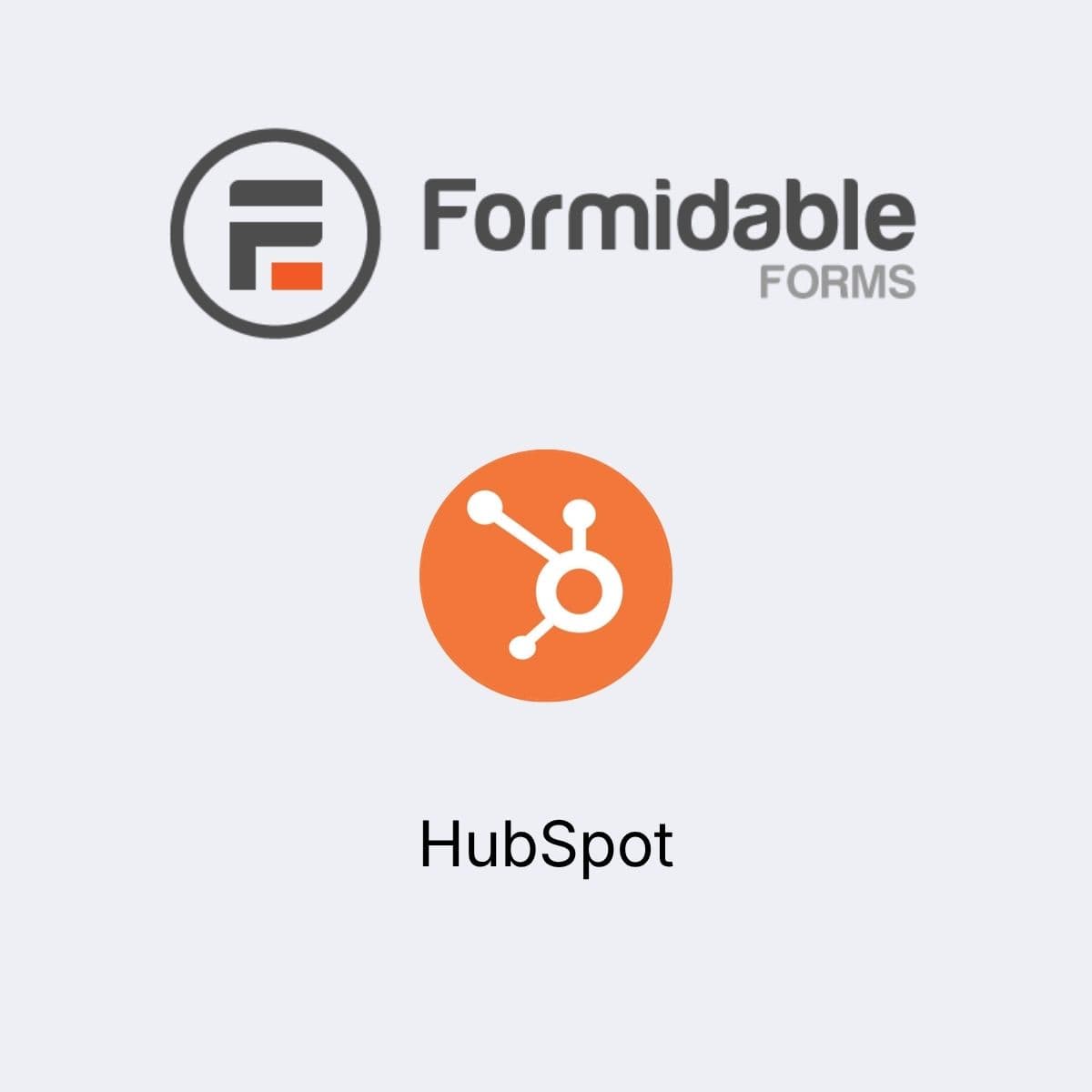 Screenshot of Formidable Forms - HubSpot interface