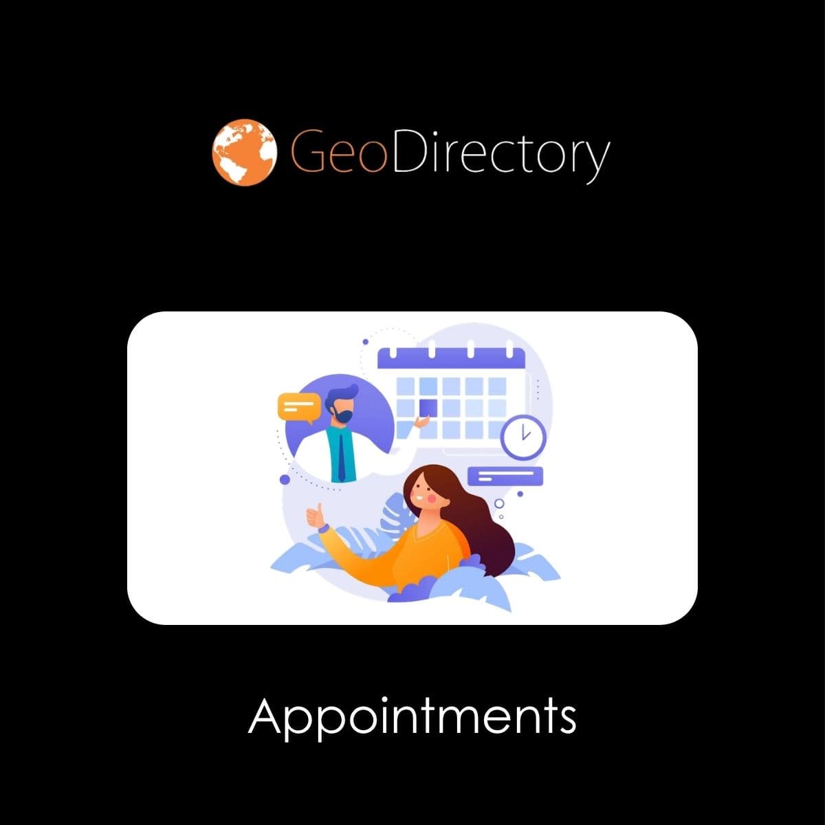 Screenshot of GeoDirectory Appointments interface