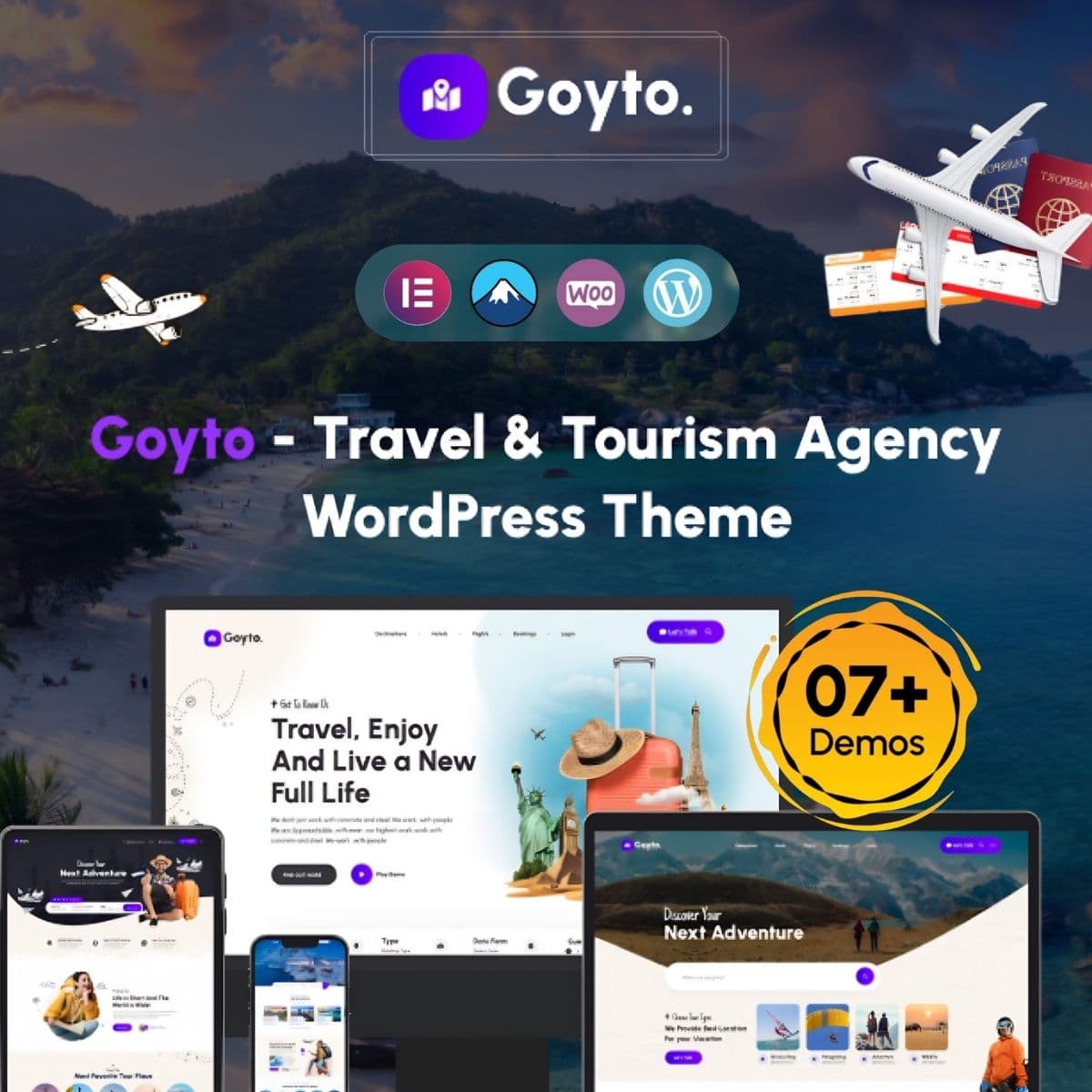Screenshot of Goyto interface