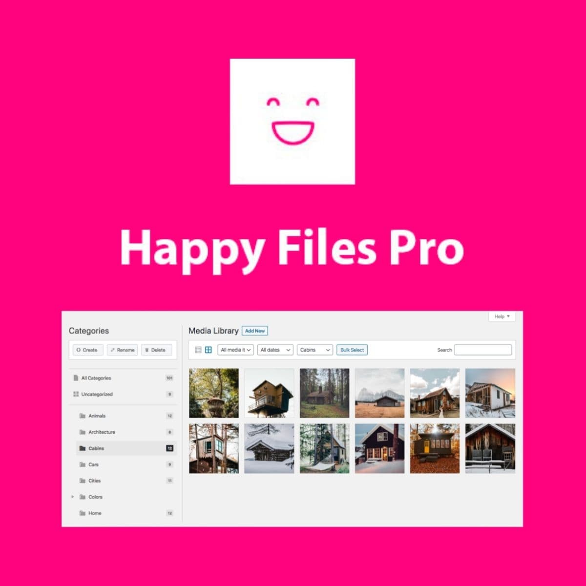 Screenshot of HappyFiles Pro interface