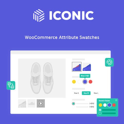 Screenshot of Iconic WooCommerce Attribute Swatches interface