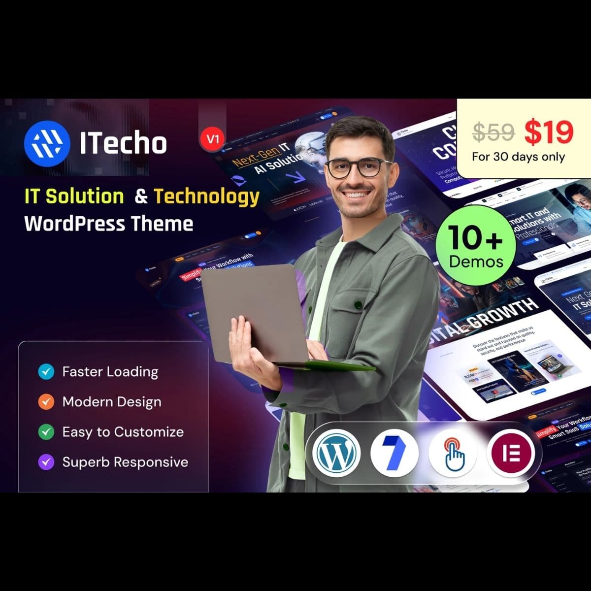Screenshot of ITecho interface