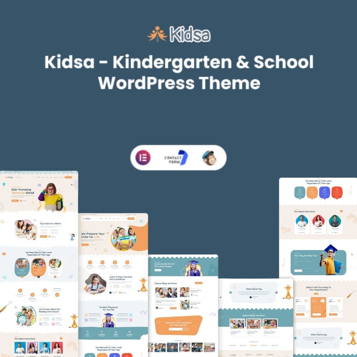 Screenshot of Kidsa interface