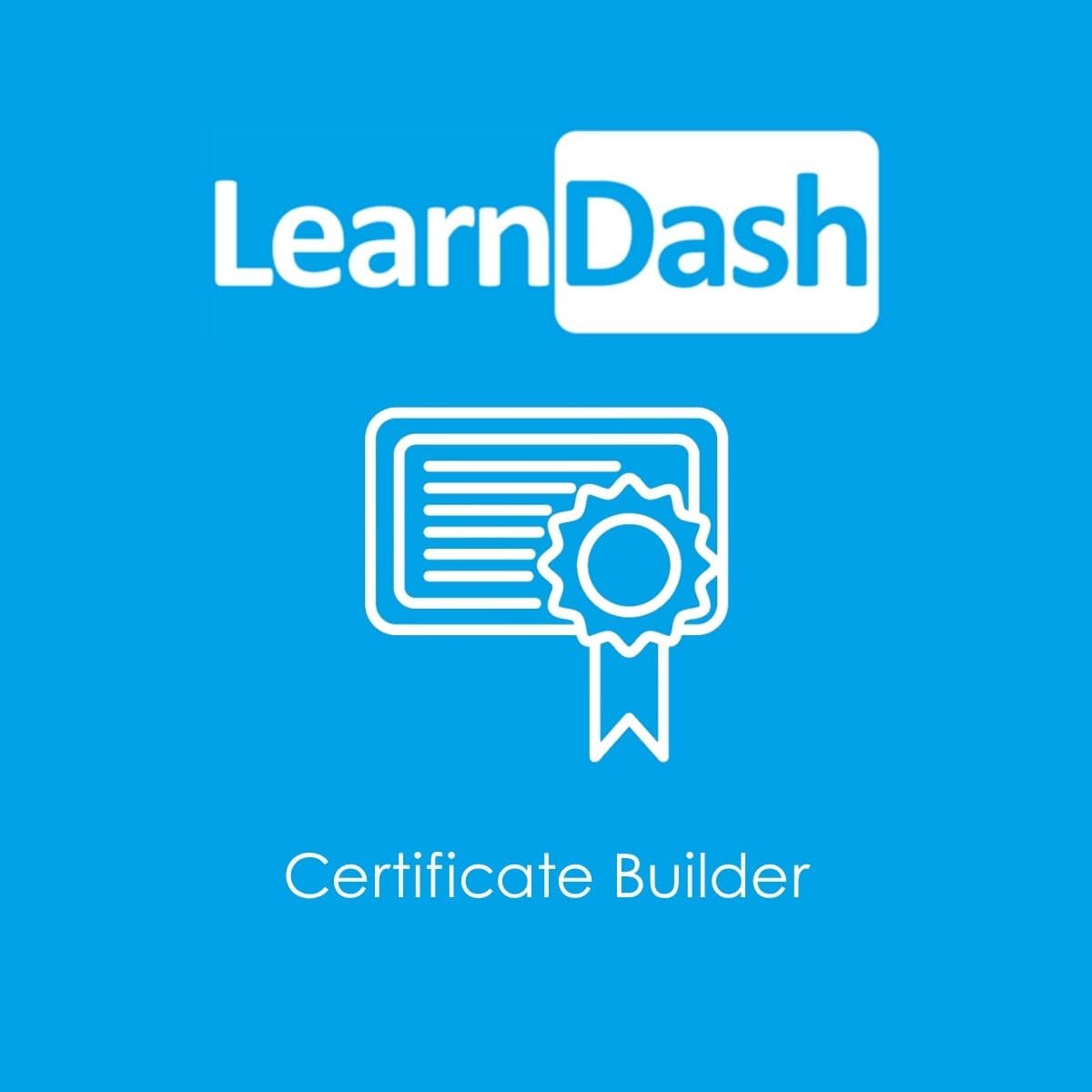Screenshot of LearnDash LMS Certificate Builder interface