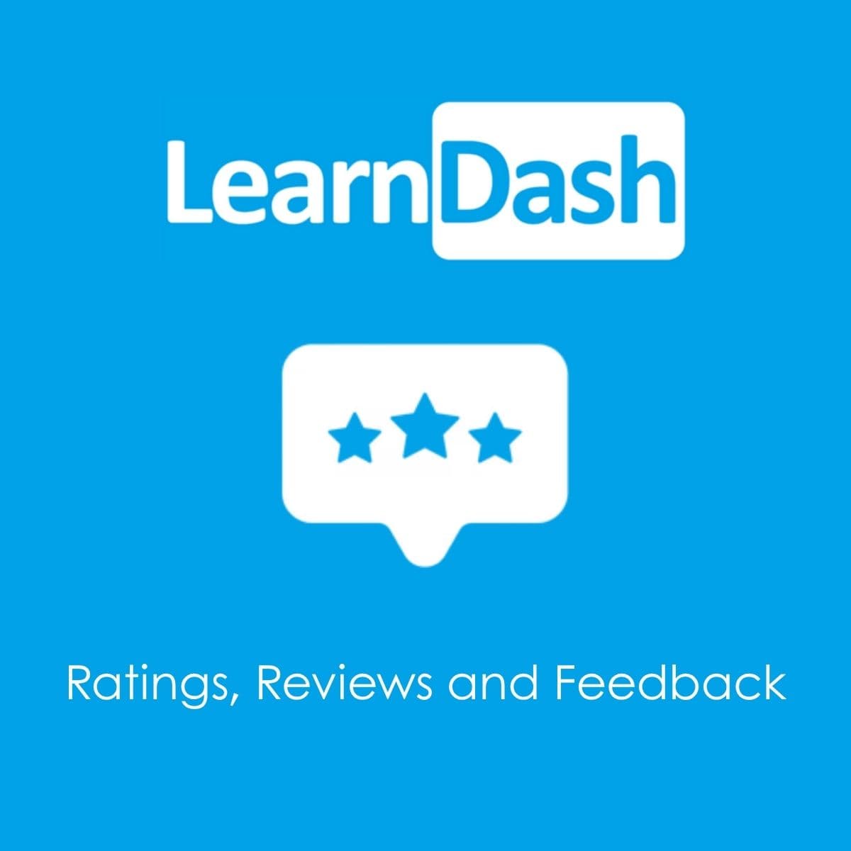 Screenshot of LearnDash LMS Ratings, Reviews and Feedback interface
