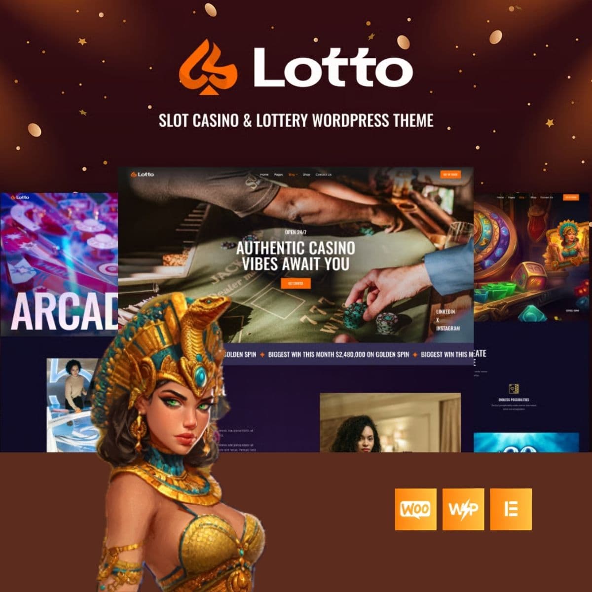 Screenshot of Lotto interface