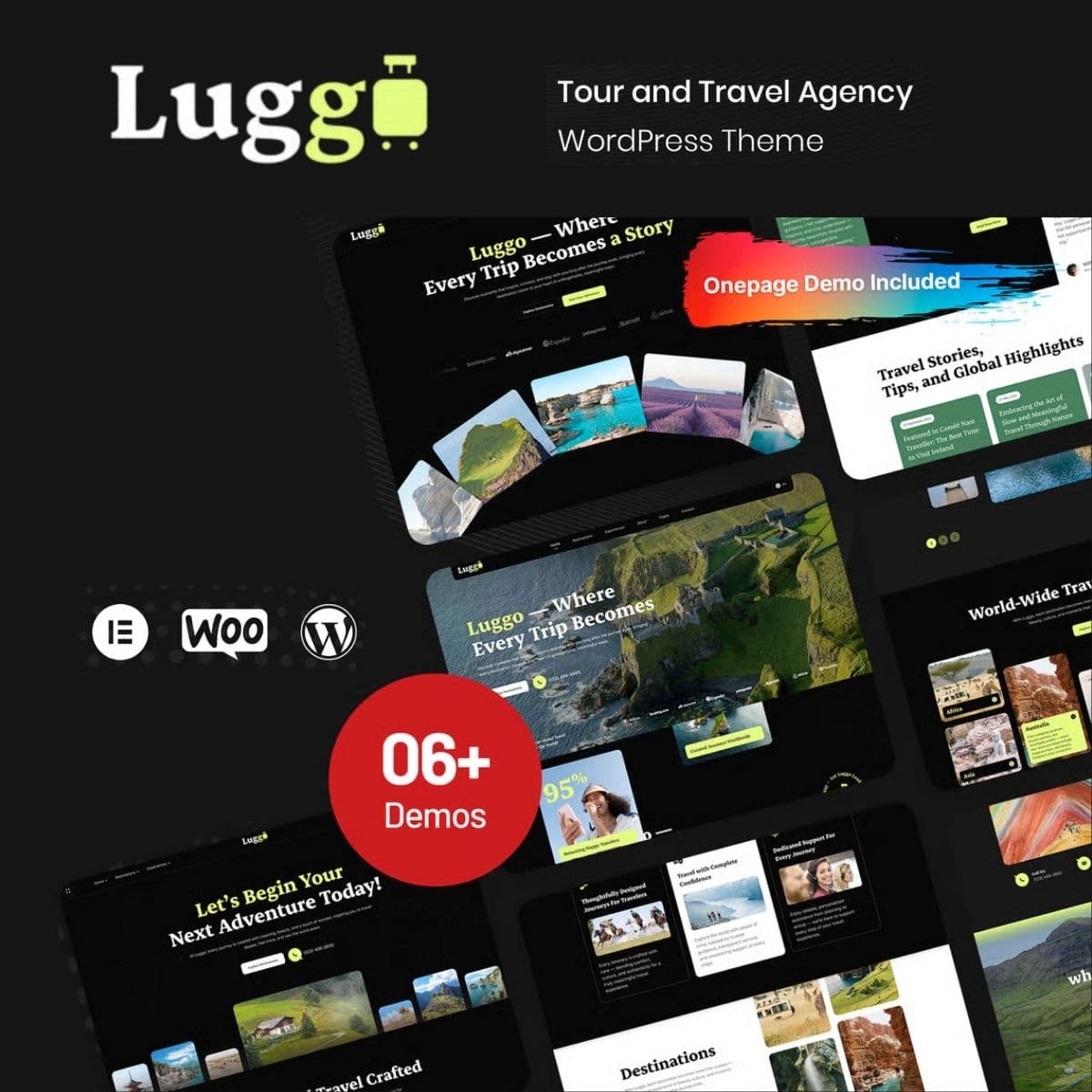 Screenshot of Luggo interface