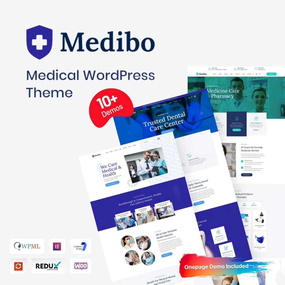 Medibo - WordPress Plugin/Theme Screenshot of Medibo interface