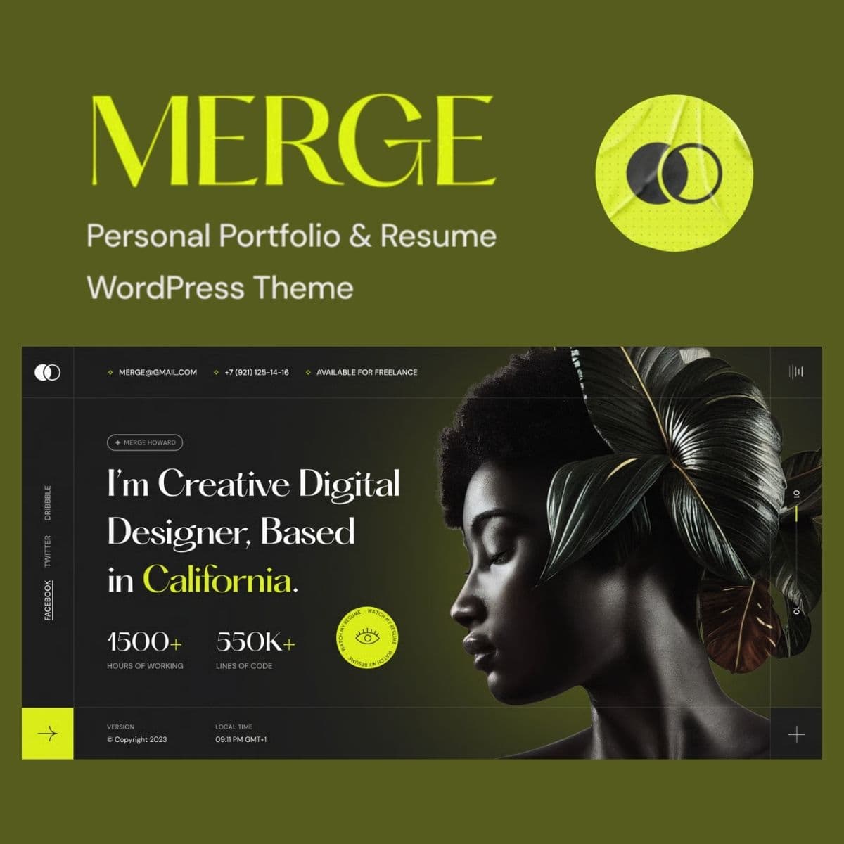 Screenshot of Merge interface