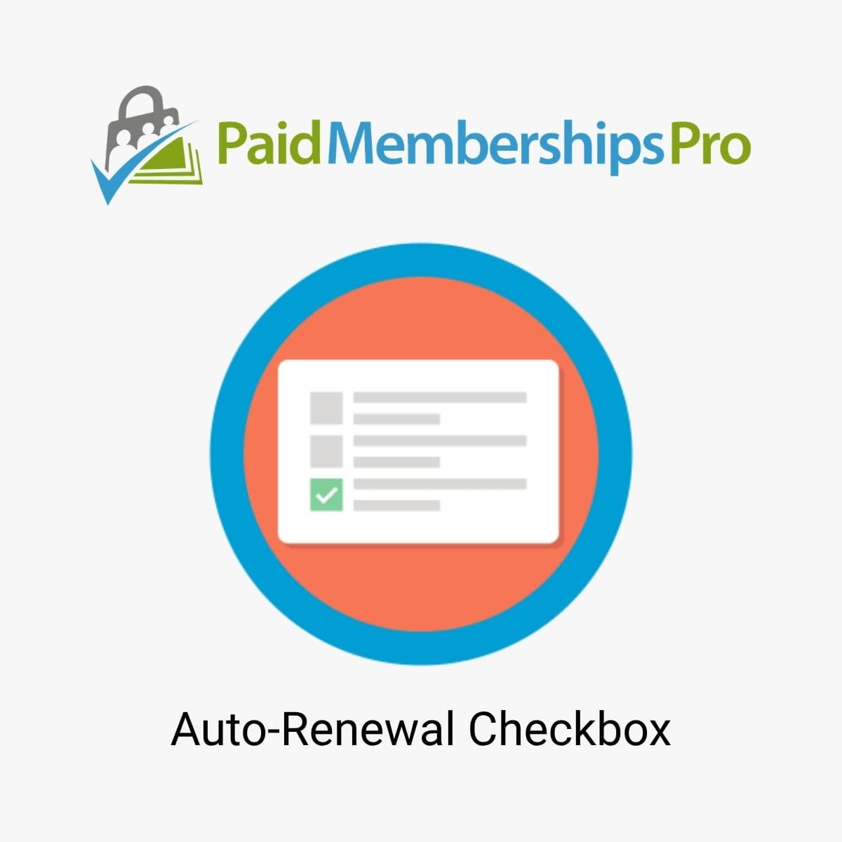 Screenshot of Paid Memberships Pro Auto-Renewal Checkbox interface