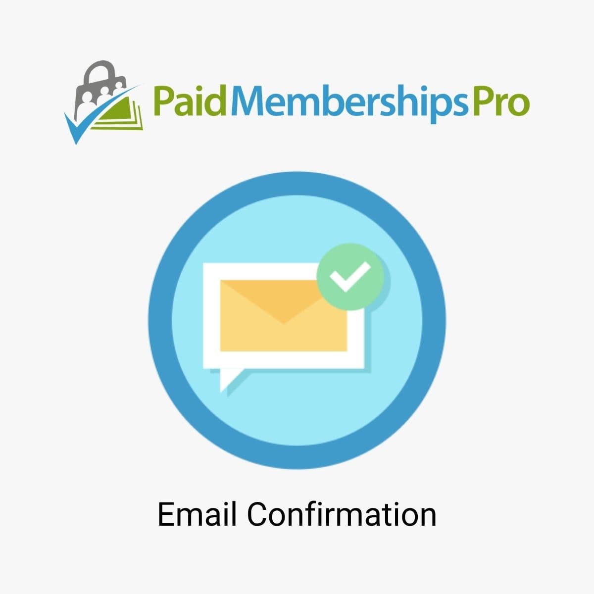 Screenshot of Paid Memberships Pro Email Confirmation interface