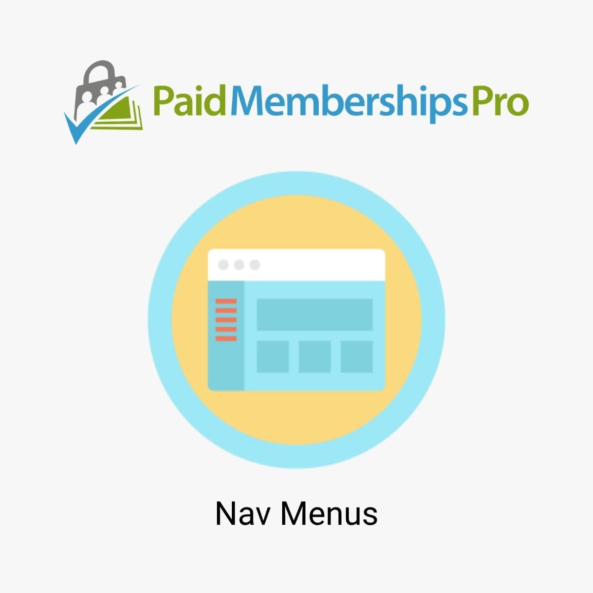 Screenshot of Paid Memberships Pro Nav Menus interface