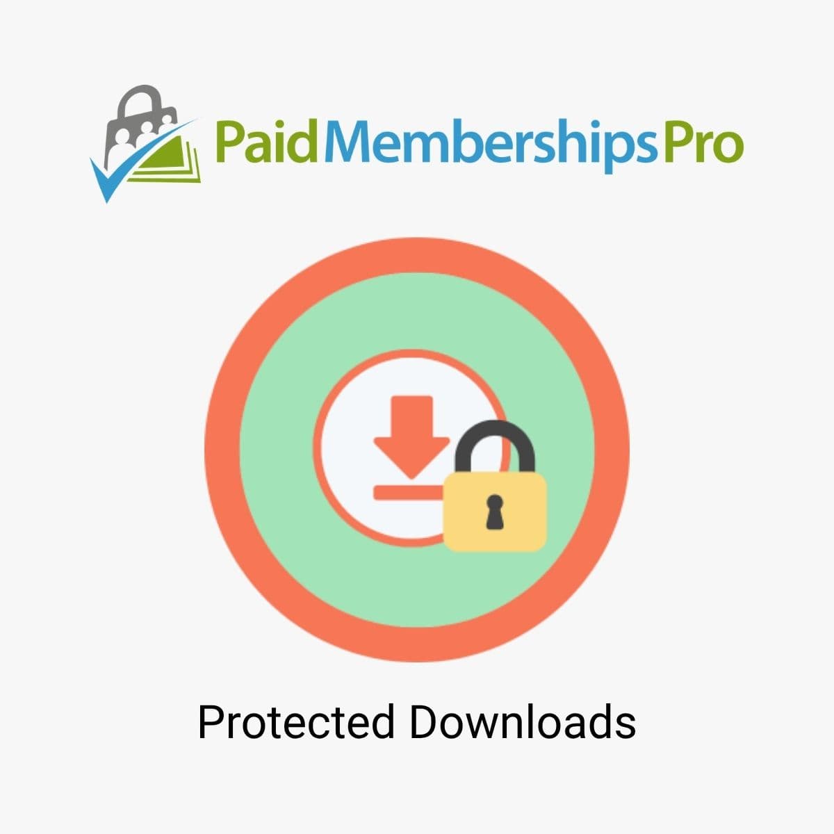 Screenshot of Paid Memberships Pro Protected Downloads interface