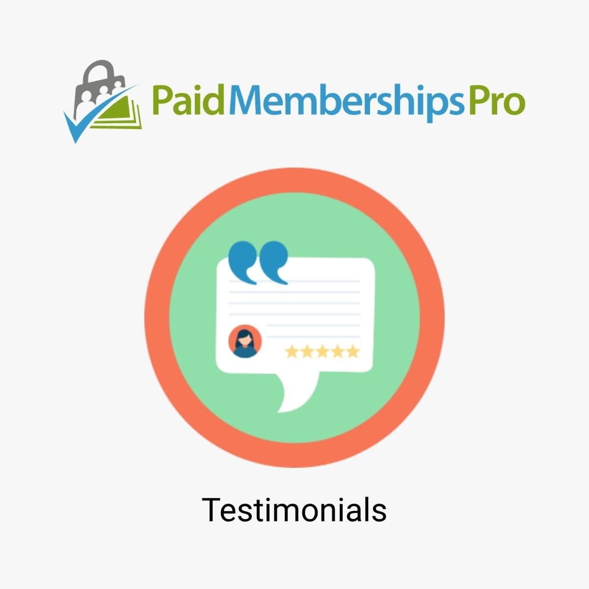 Screenshot of Paid Memberships Pro Testimonials interface