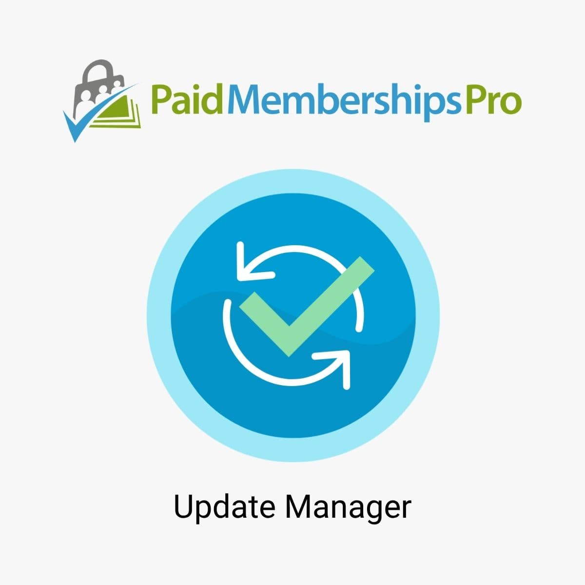 Screenshot of Paid Memberships Pro Update Manager interface