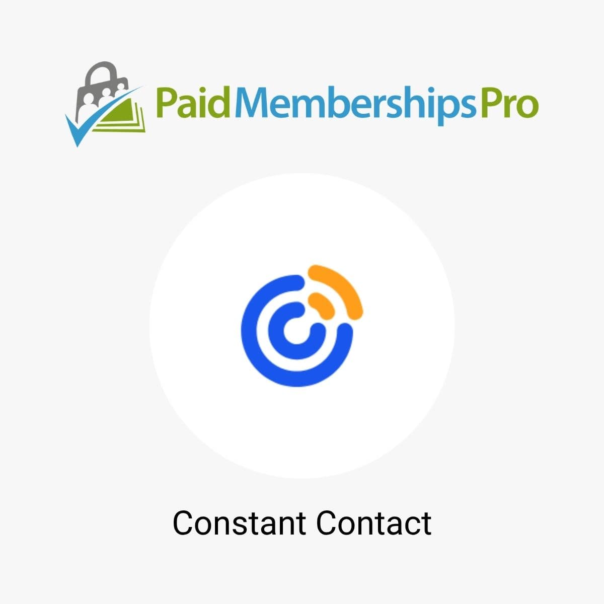 Screenshot of Paid Memberships Pro Constant Contact interface