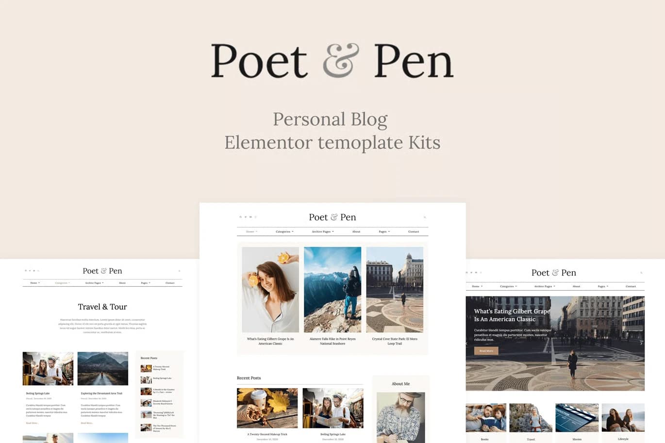 Screenshot of Poet & Pen interface