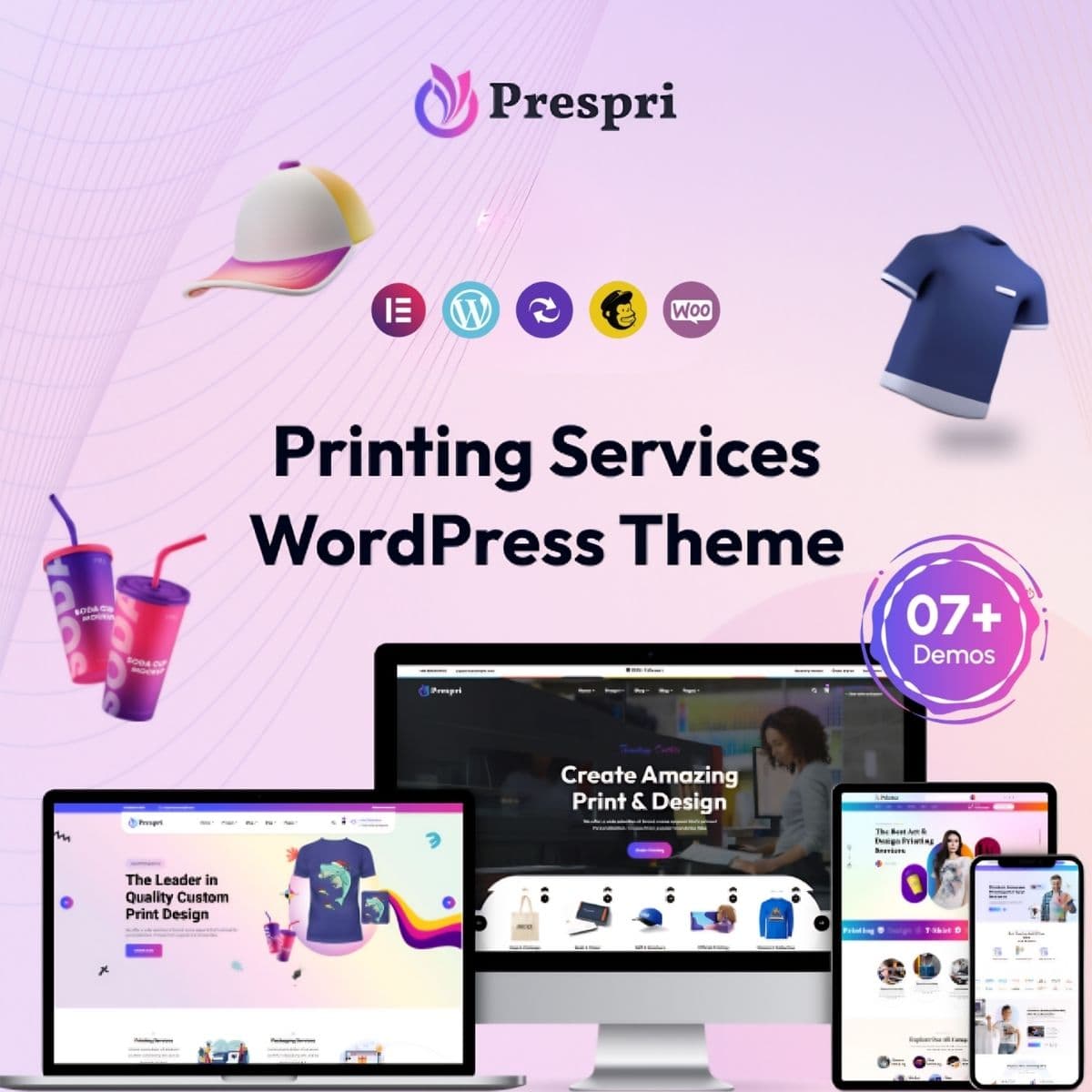 Screenshot of Prespri interface