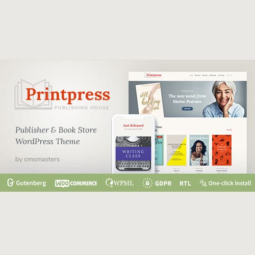 Printpress - Book Publishing WordPress Theme
