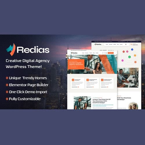 Redias - Creative Digital Agency WordPress Theme