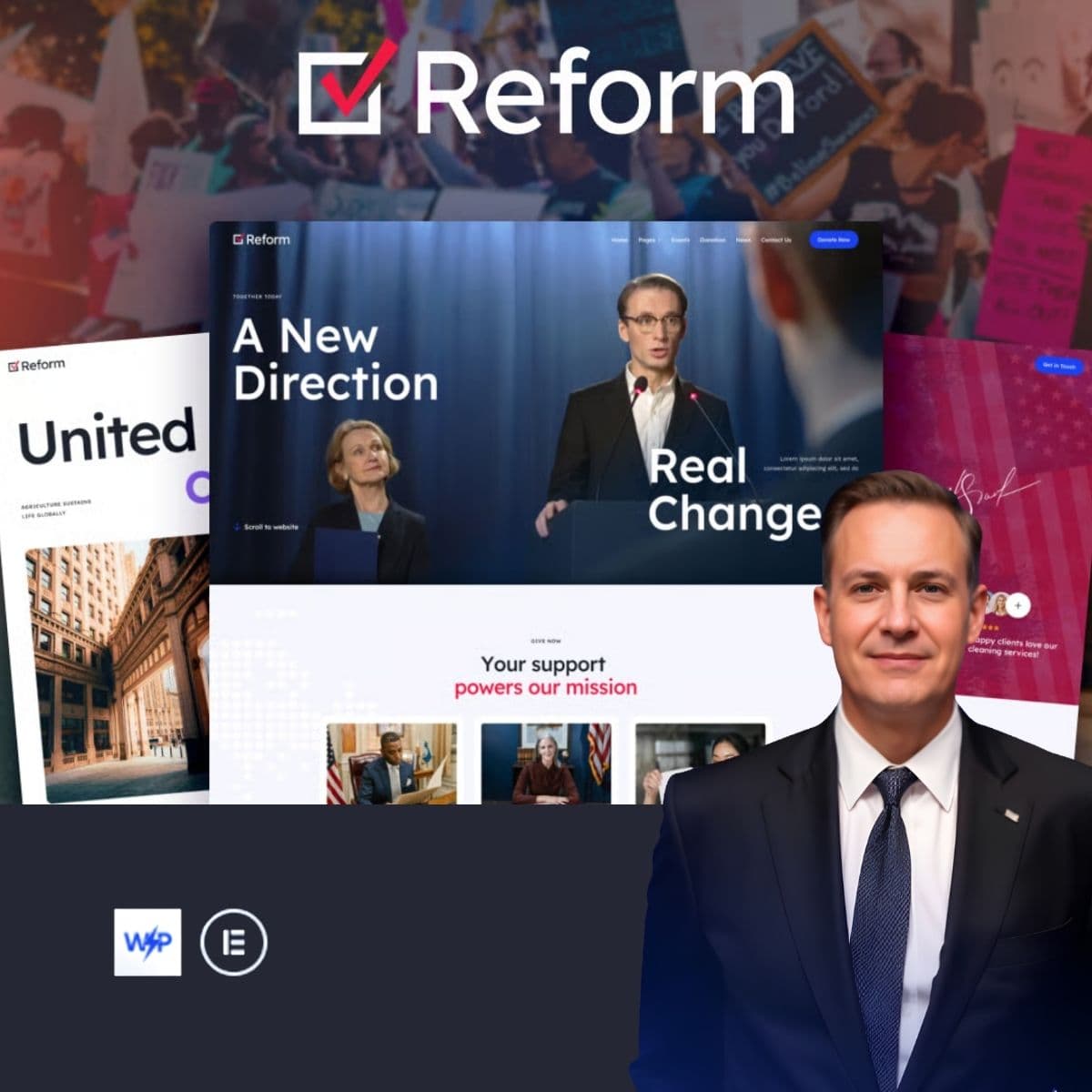 Screenshot of Reform interface
