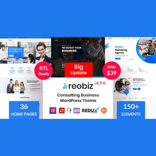 Reobiz - Consulting Business WordPress Theme