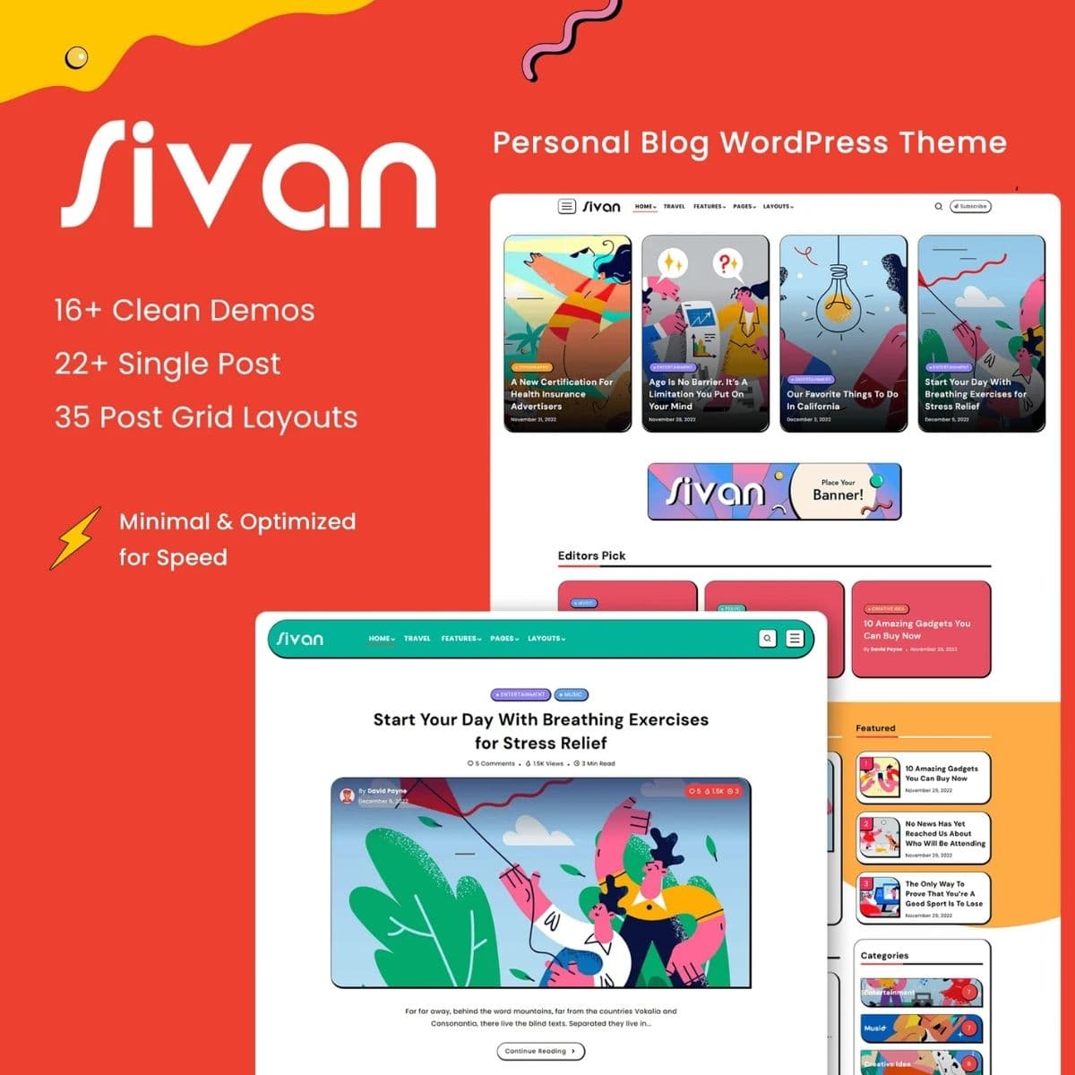 Screenshot of Sivan interface