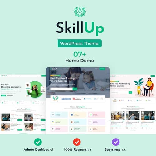 SkillUp - Online Education WordPress Theme