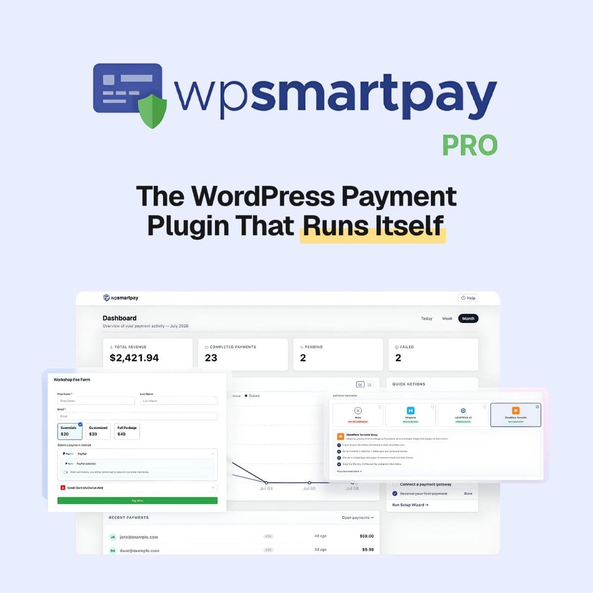 Screenshot of SmartPay Pro interface