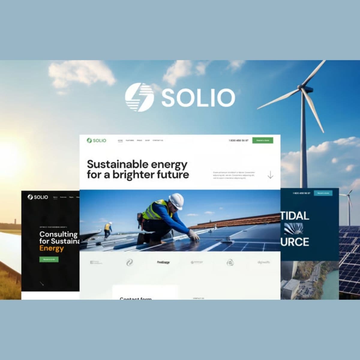 Screenshot of Solio interface