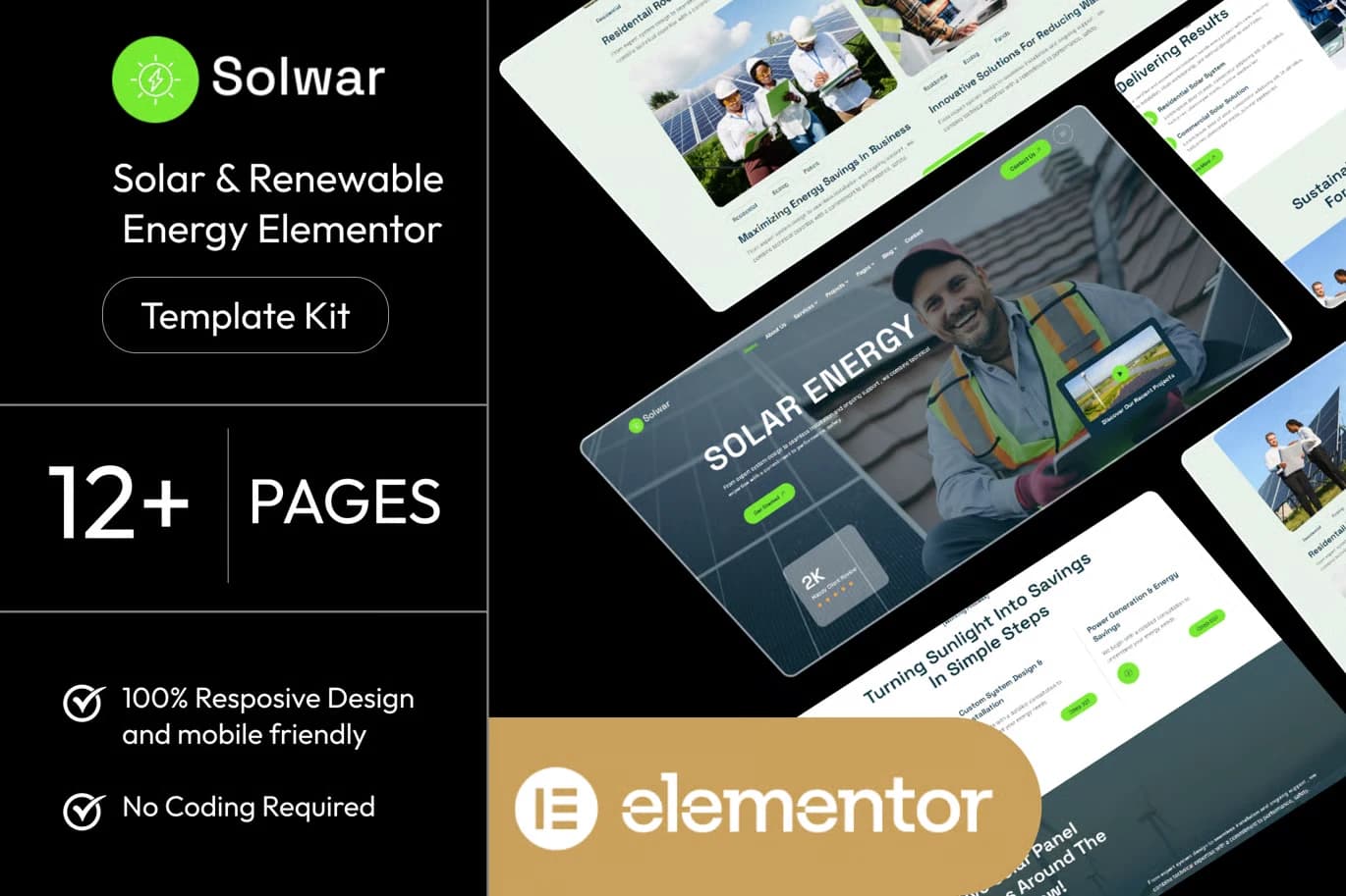 Screenshot of Solwar interface