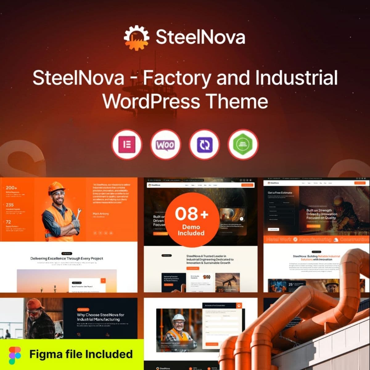 Screenshot of SteelNova interface